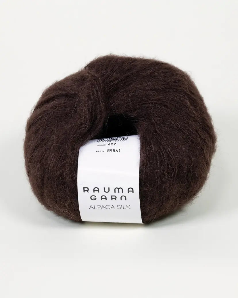 Rauma Alpaca Silk – Børstet garn med alpaka og silke