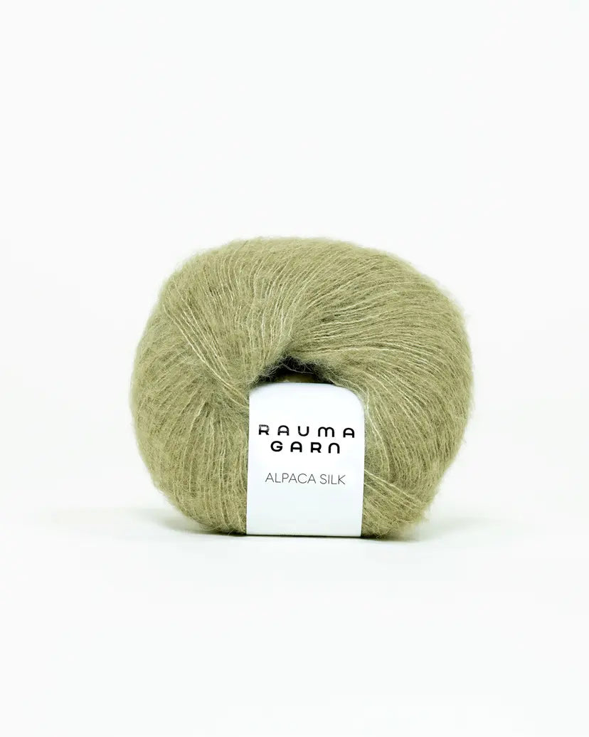 Rauma Alpaca Silk – Børstet garn med alpaka og silke