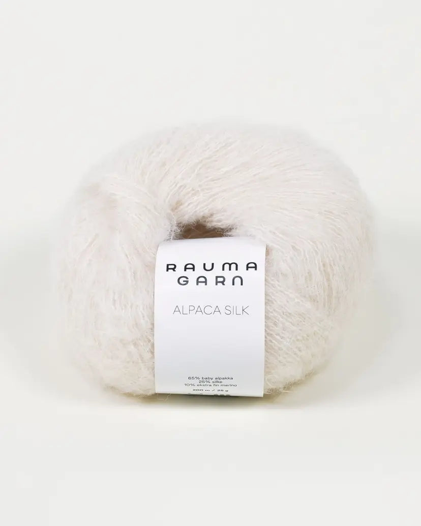 Rauma Alpaca Silk – Børstet garn med alpaka og silke